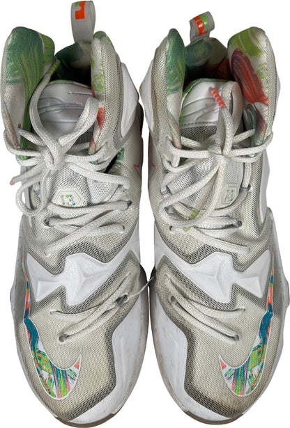 Nike LeBron James Men’s White Easter Lace Up Basketball Shoes - 8