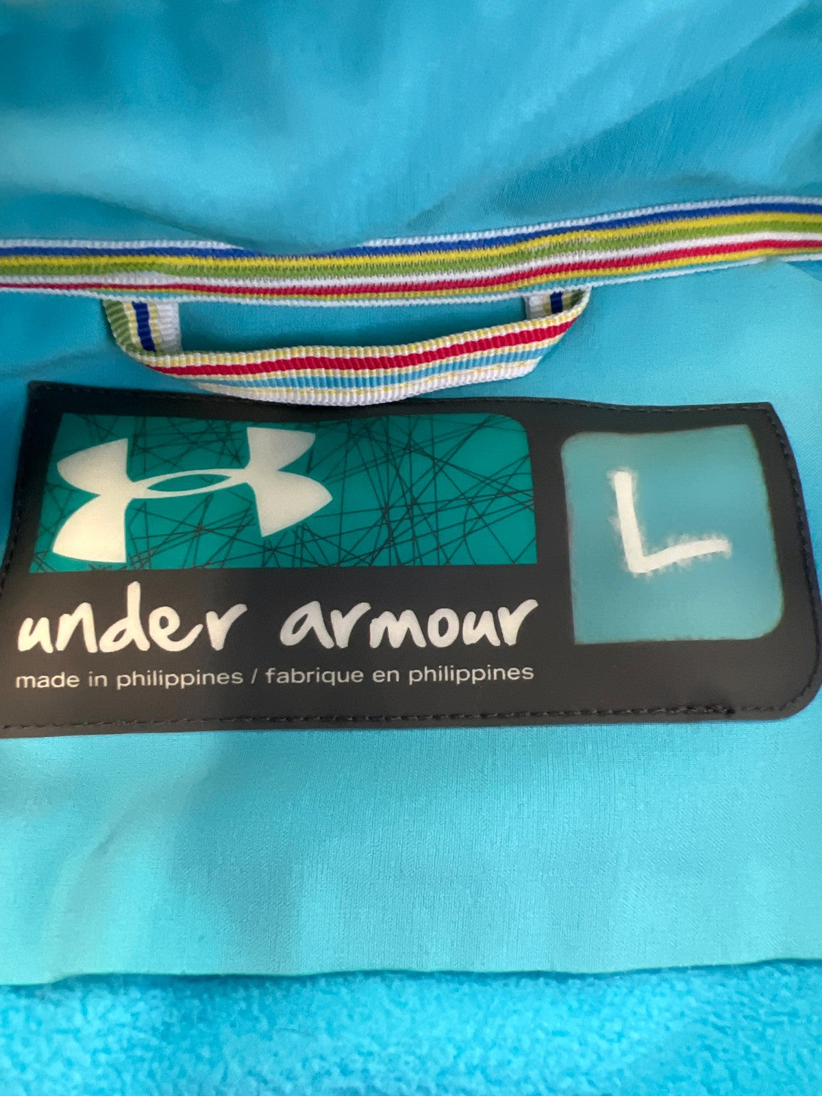 Under Armour Women’s Blue Fleece Long Sleeve Full Zip Jacket - L