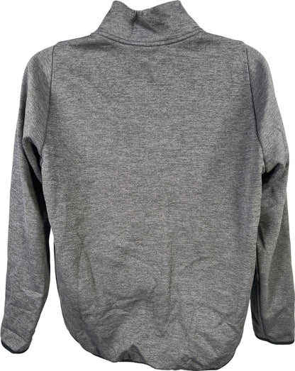 Nike Men’s Gray Fleece Lined Long Sleeve 1/4 Zip Pullover Sweatshirt - L