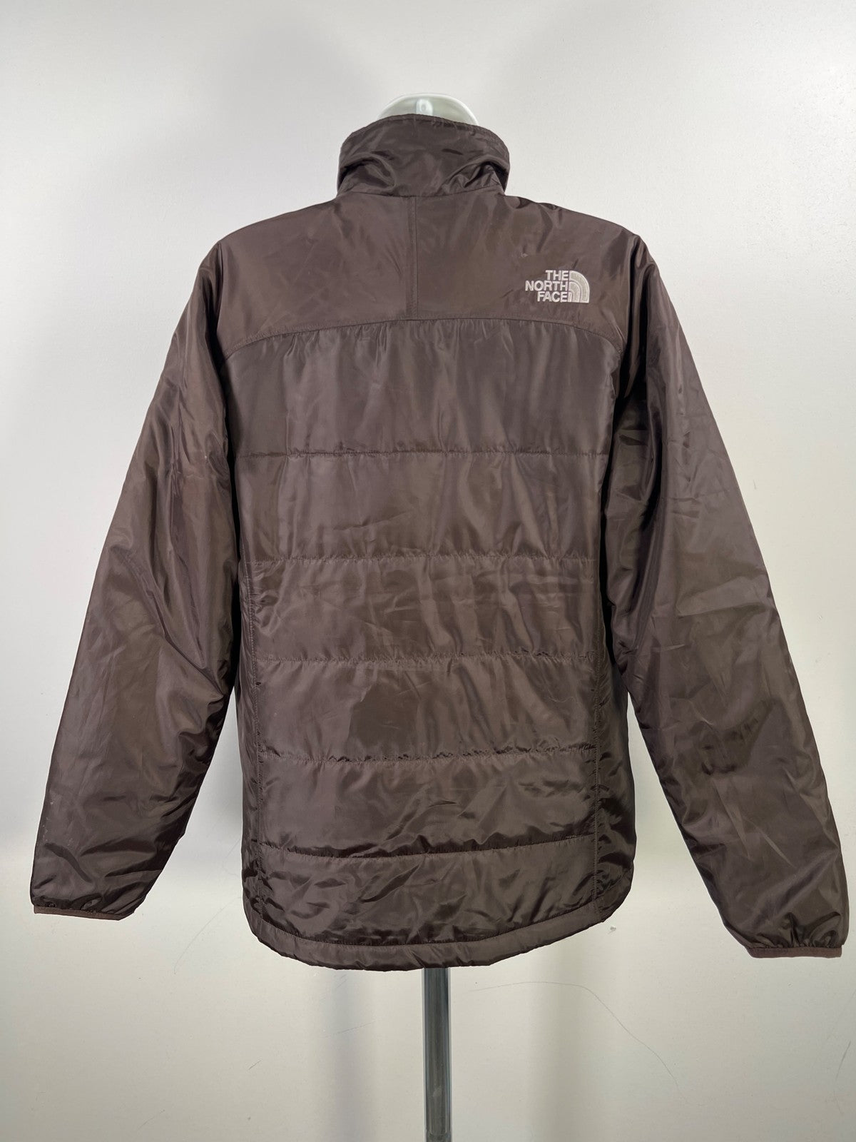 The North Face Women’s Brown Long Sleeve Full Zip Puffer Jacket - M