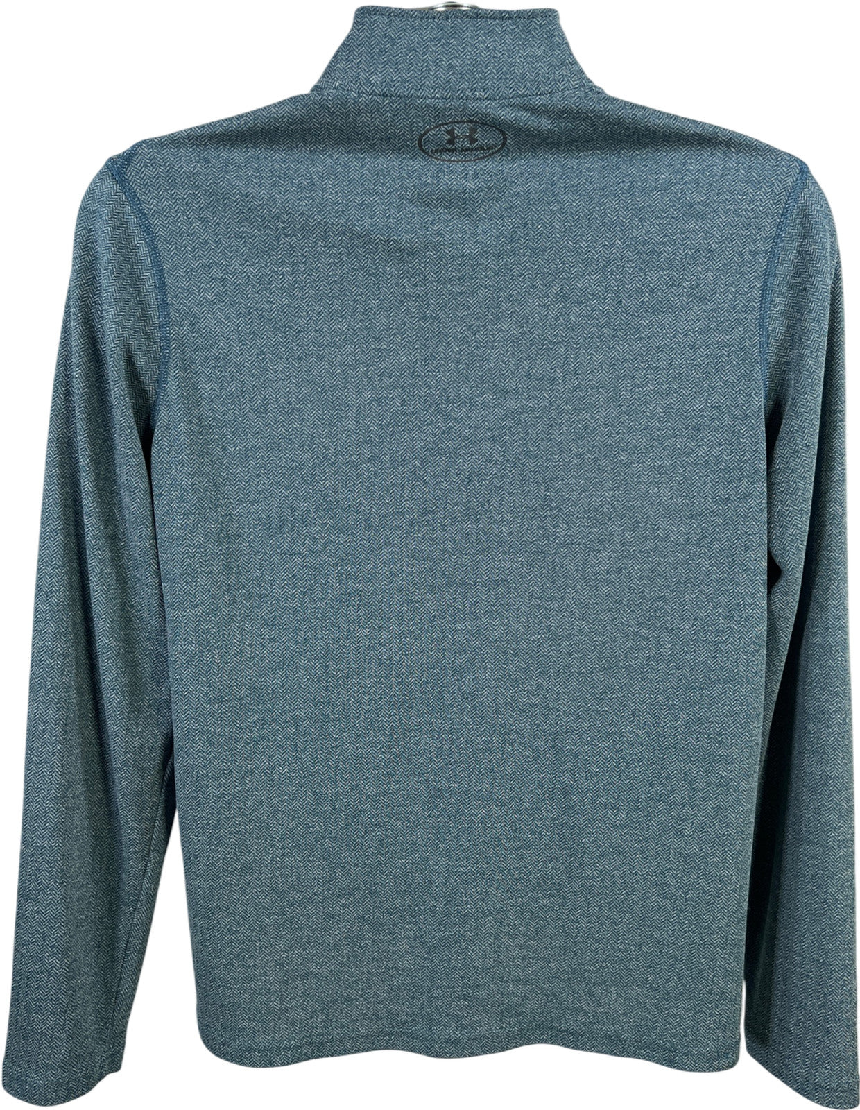 Under Armour Men’s Blue Threadborne Long Sleeve 1/4 Zip Athletic Shirt - M