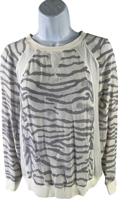 Rebecca Taylor Women’s White Long Sleeve Silk Top Shirt - 0