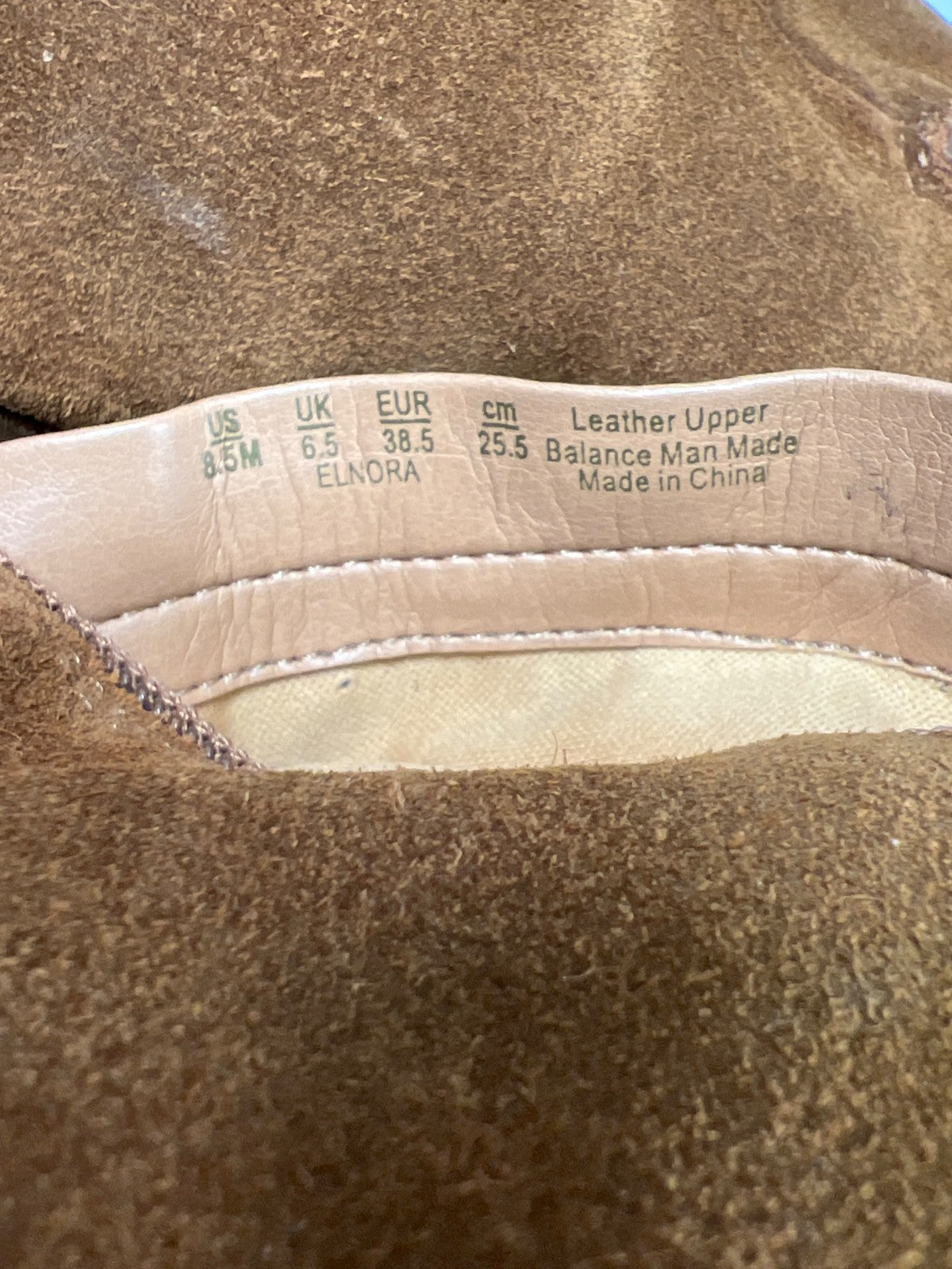 Franco Sarto Women’s Brown Suede Elnora Over The Knee Heeled Boots - 8.5