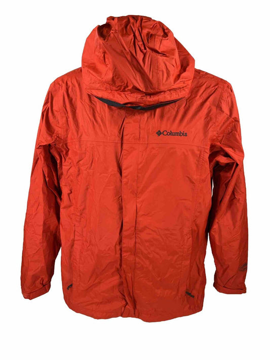 Columbia Men's Orange Watertight II Full Zip Rain Jacket - S