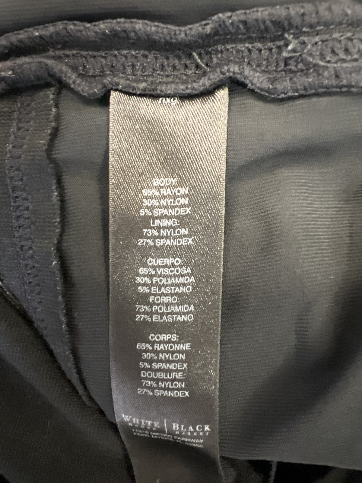 White House Black Market Women’s Black Stretch Leggings - S