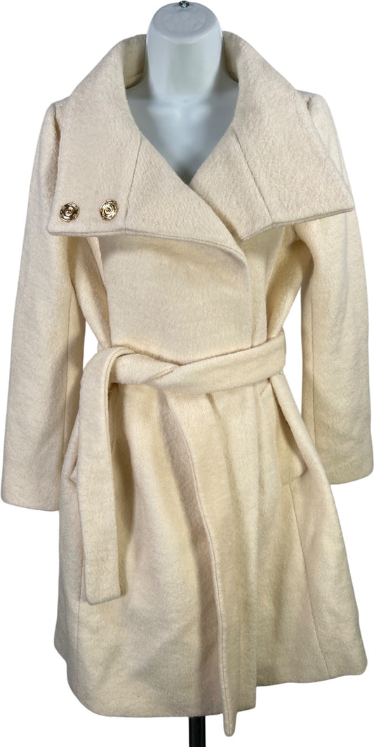 Ann Taylor Women’s Ivory/White Wool Blend Dress Coat - XS Petite