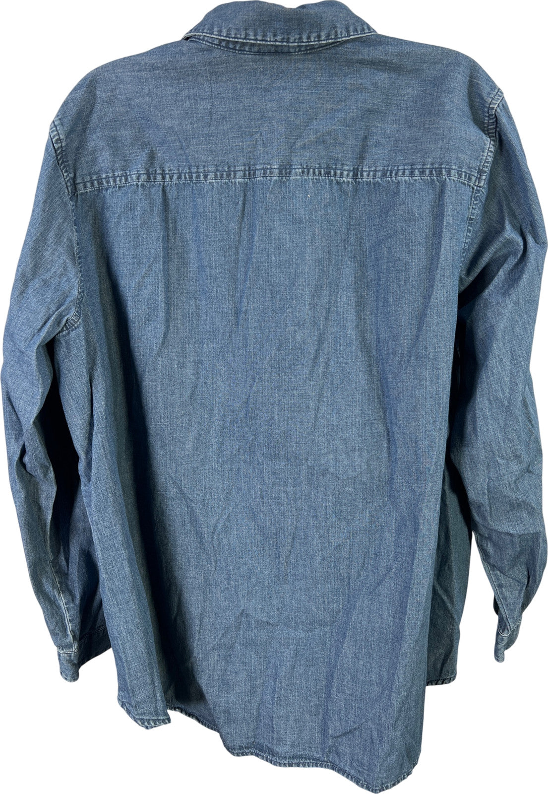 J.Jill Denim Women’s Blue Chambray Button Up Shirt - Plus 2X