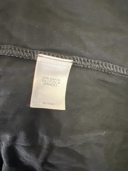 J. Jill Women’s Black Wearever 3/4 Sleeve Stretch Top - S