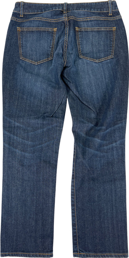 Talbots Women’s Dark Wash Signature Ankle Denim Jeans - 8 petite