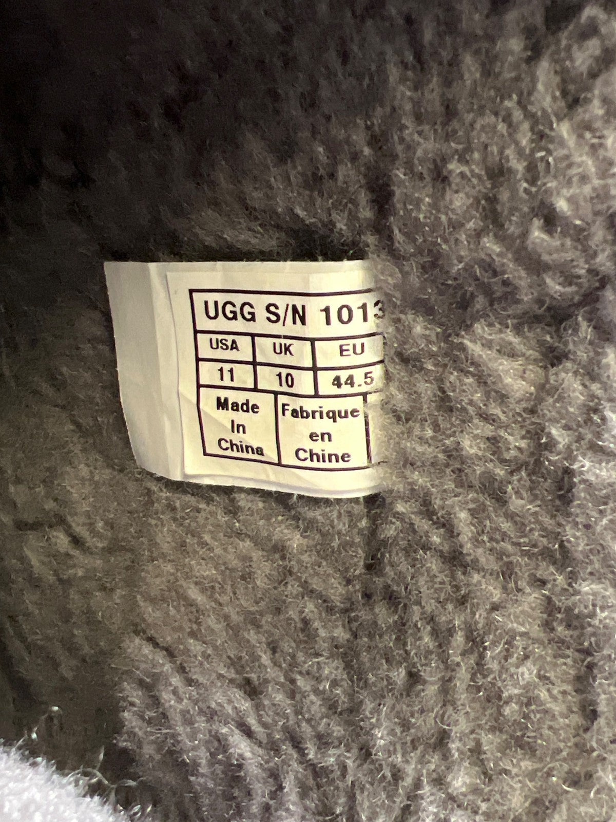 UGG Men’s Gray Classic Mini Shearling Pull On Boots - 11