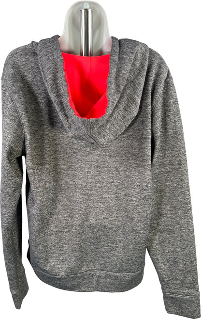 Under Armour Women’s Gray/Pink Heather ColdGear Pullover Sweatshirt - L