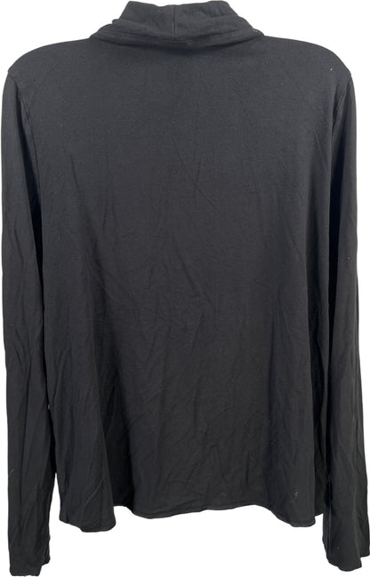 J.Jill Wearever Collection Women’s Black Long Sleeve Open Cardigan - M