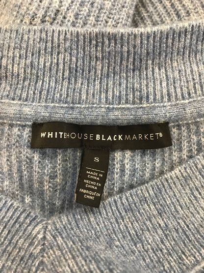 White House Black Market Women’s Blue Long Bell Sleeve Sweater - S
