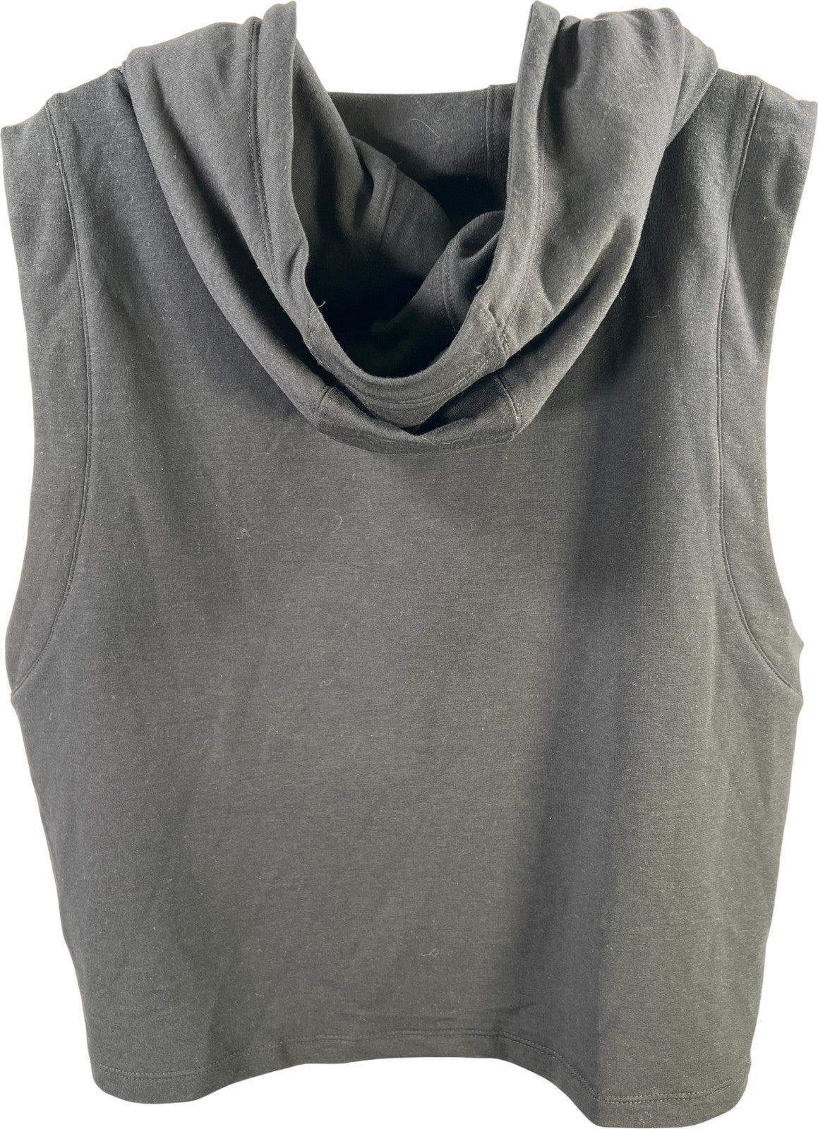 Under Armour Women’s Black Sleeveless Loose Fit Hooded Shirt - L