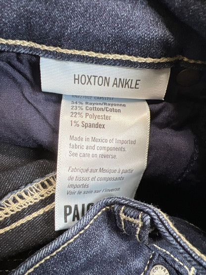 PAIGE Women's Dark Wash Hoxton Ankle Stretch Jeans - 29