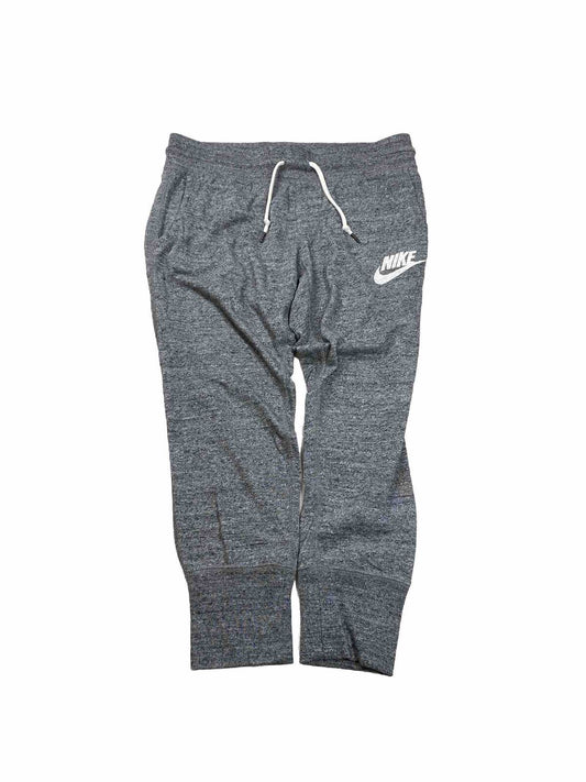 Nike Women's Gray Sportswear Capri Gym Sweatpants - S