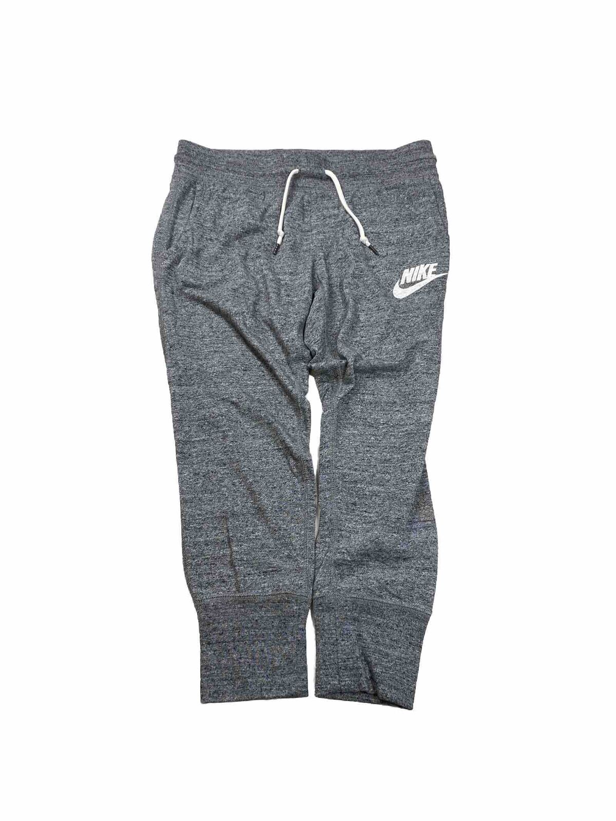 Nike Women's Gray Sportswear Capri Gym Sweatpants - S