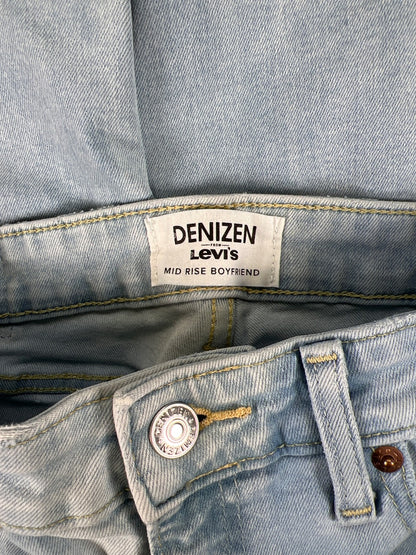 Denizen from Levi’s Women’s Light Wash Mid Rise Boyfriend Denim Jeans - 10