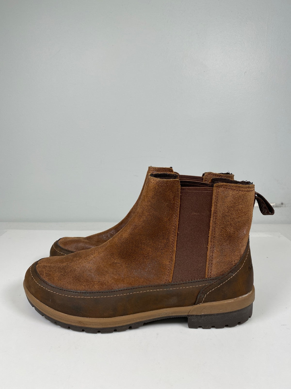 Merrell Women’s Brown Suede Emery Pull On Short Ankle Boots - 11