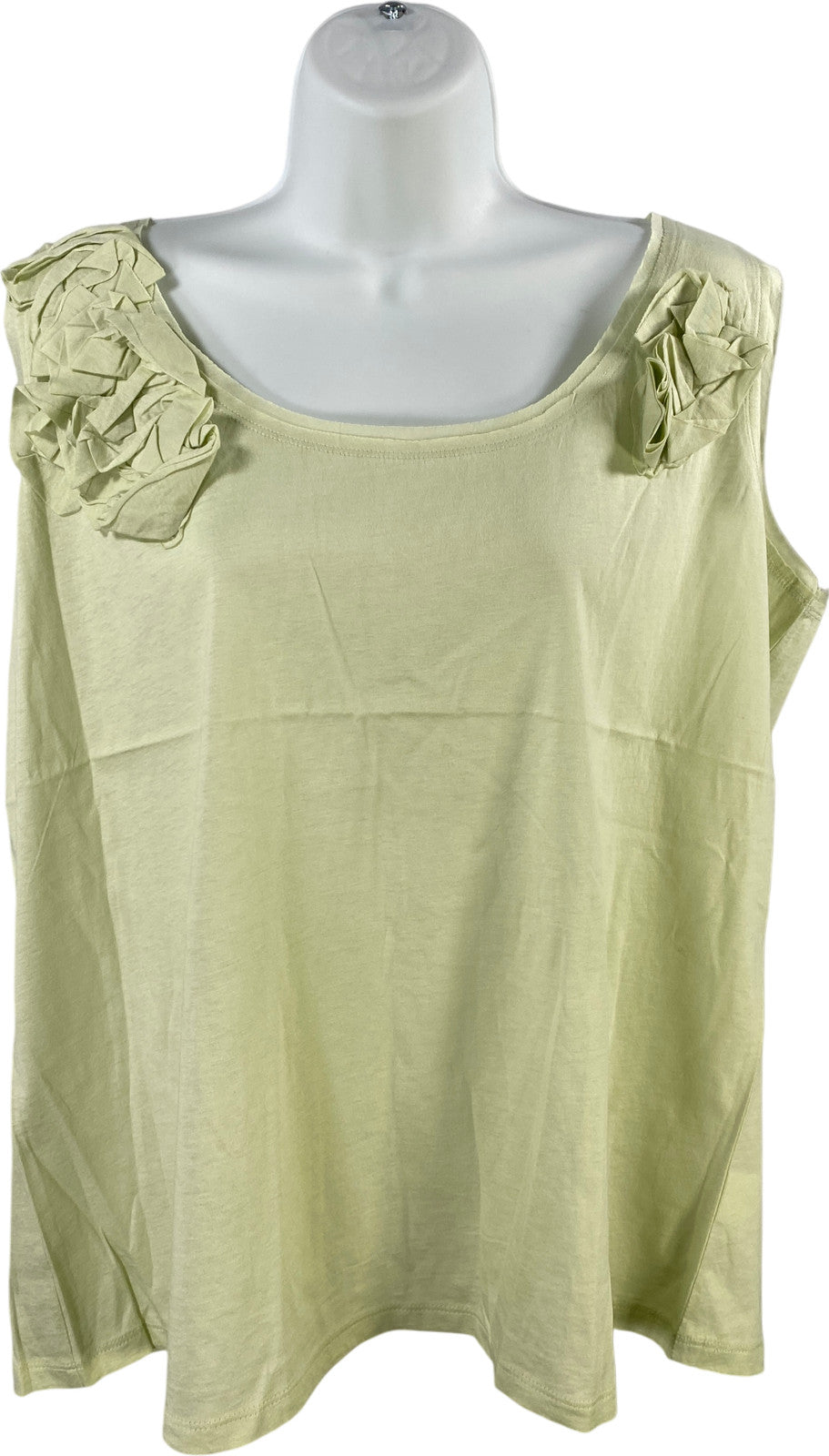 Talbots Women’s Light Green Sleeveless Tank Top - 2X Petite