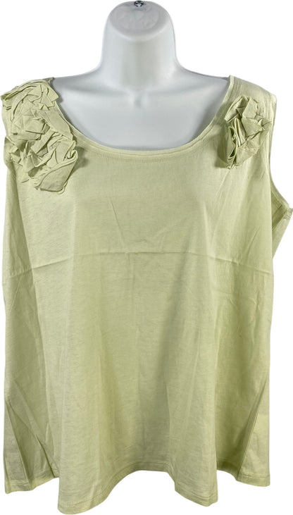 Talbots Women’s Light Green Sleeveless Tank Top - 2X Petite