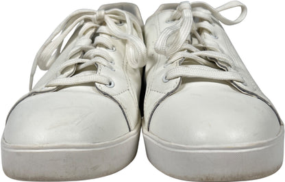 Dr.Scholls Women’s White Leather Madi Chevron Lace Up Casual Sneakers - 10