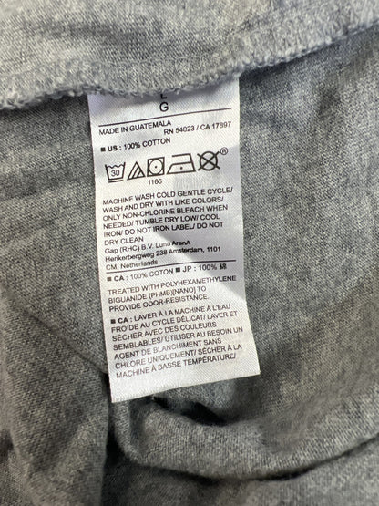 Banana Republic Men’s Gray Short Sleeve Authentic Fit Short Sleeve T-Shirt - L