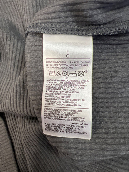 Old Navy Women’s Gray Ribbed Long Sleeve Turtleneck Shirt. - L