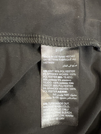 White House Black Market Women’s Black Sleeveless Ruffle Front Blouse - S