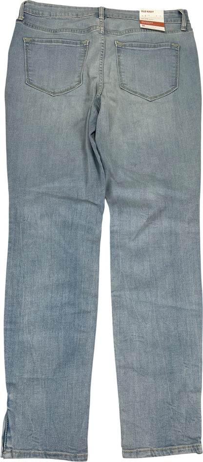 Old Navy Women’s Light Wash Distressed Rockstar Super Skinny Denim Jeans - 8