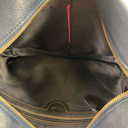 The Sak Collective Navy Blue Leather Tahoe Shoulder Bag Purse