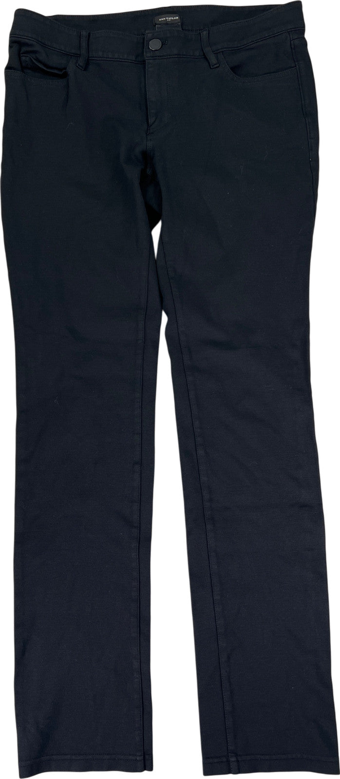 Ann Taylor Women’s Black Modern Stretch Straight Leg Pants - 6