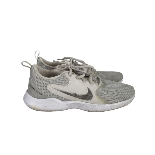 Nike Women's Ivory/White Flex Experience Lace Up Athletic Shoes - 9.5