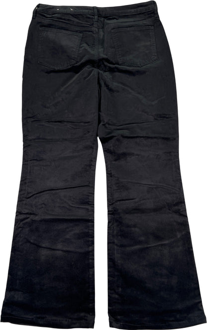 Chico’s Women’s Black Velour Boot Cut Jeans - 2/US 12