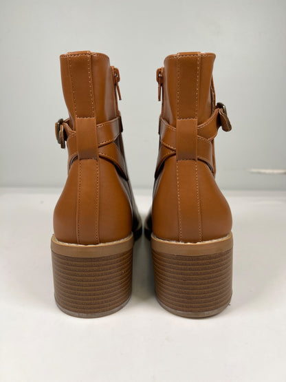 Ann Taylor LOFT Women’s Brown Side Zip Ankle Ridding Boots - 11