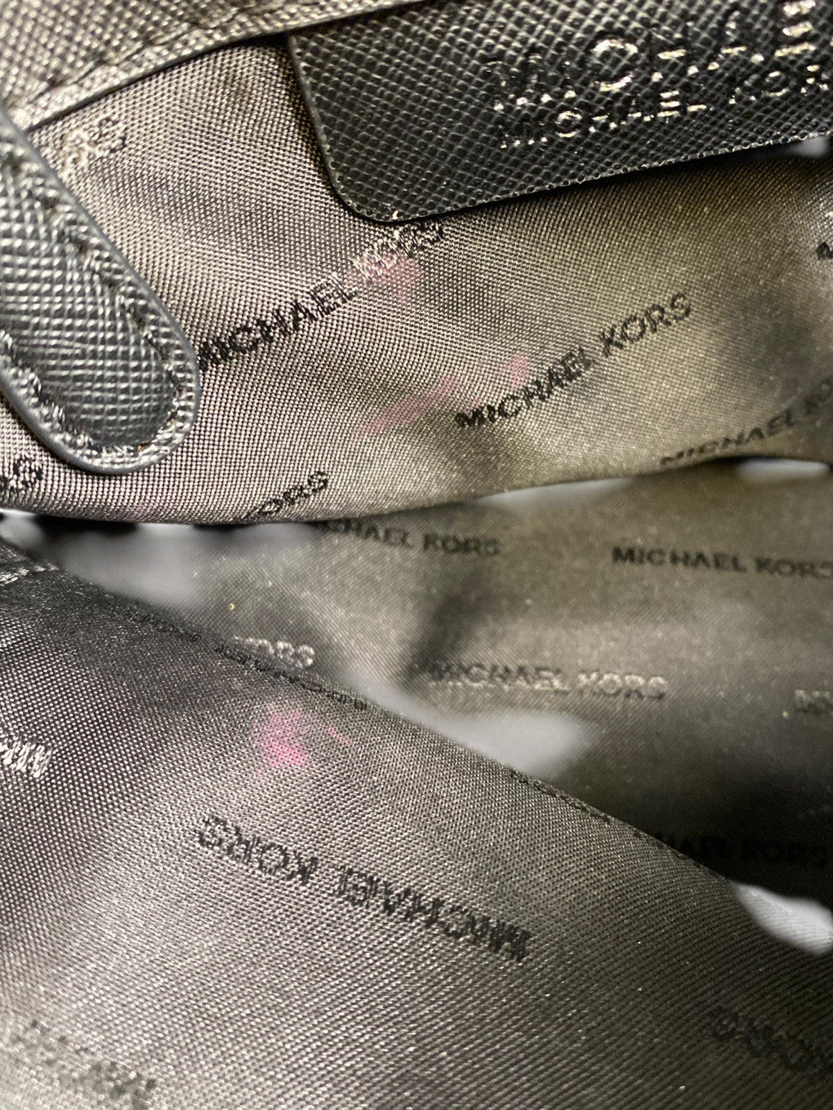 Michael Kors Women’s Black Saffiano Leather Cindy Dome Crossbody Purse