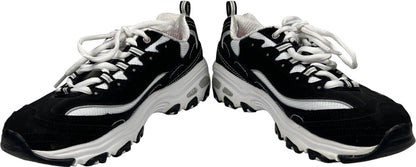 Skechers Women’s Black D’Lites Air Cooled Memory Foam Lace Up Sneakers - 6.5