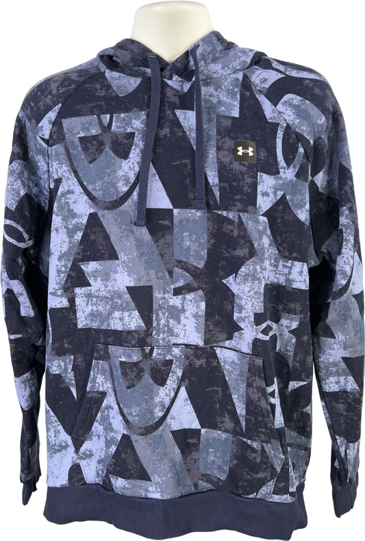 Under Armour Men’s Blue Rival Fleece Lined Pullover Hoodie Sweatshirt - XL