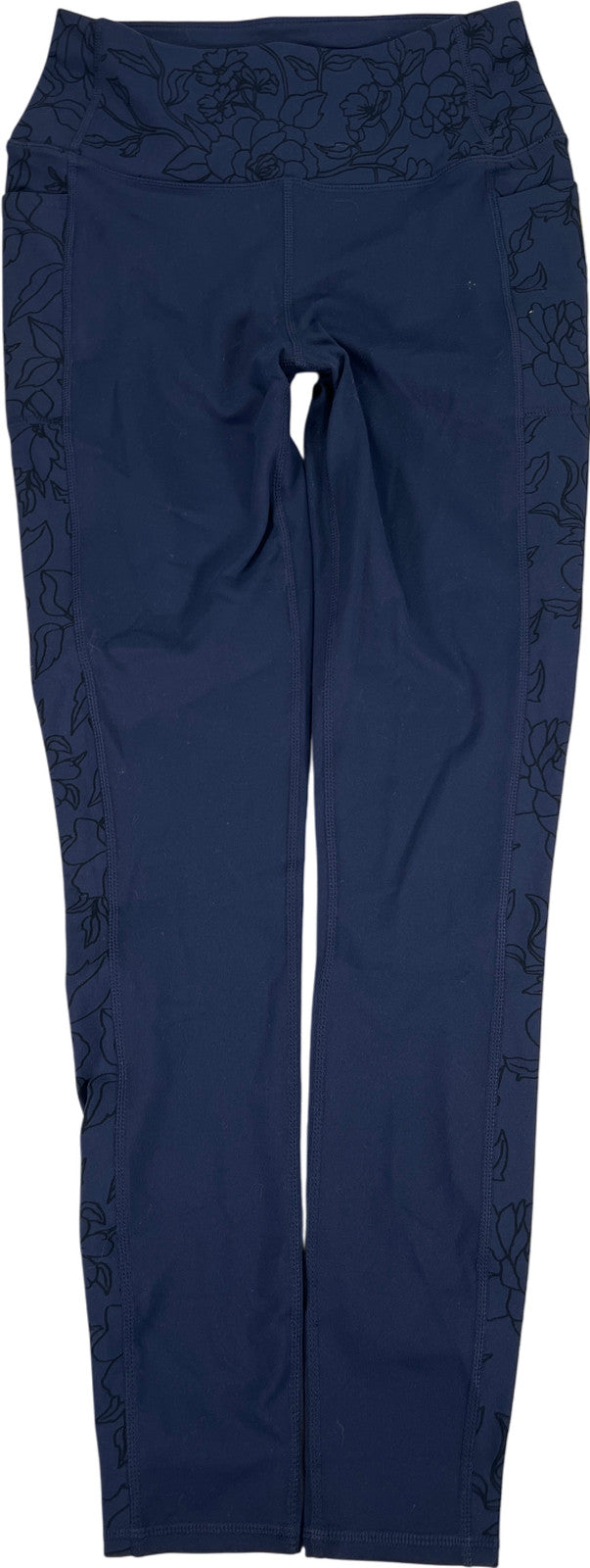 Skechers Women’s Navy Blue Floral Go Flex High Waisted Leggings - S
