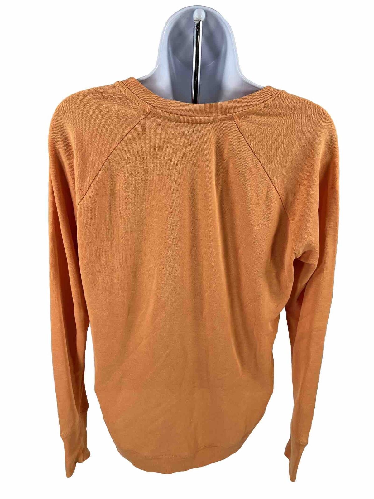 Athleta Women's Orange Mindset Sweatshirt Long Sleeve - S