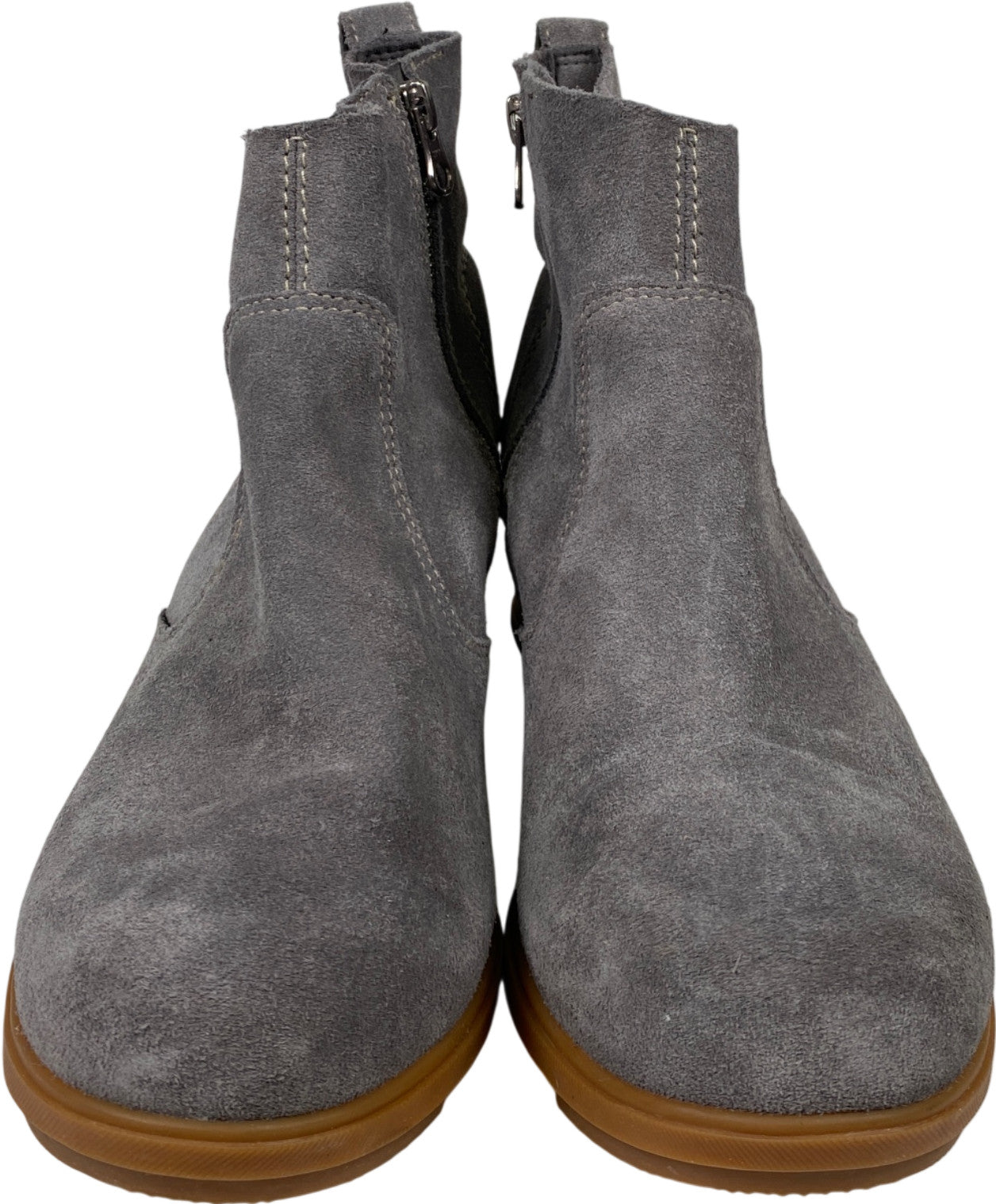 Sorel Women’s Gray Suede Evie Ankle Wedge Booties - 8.5