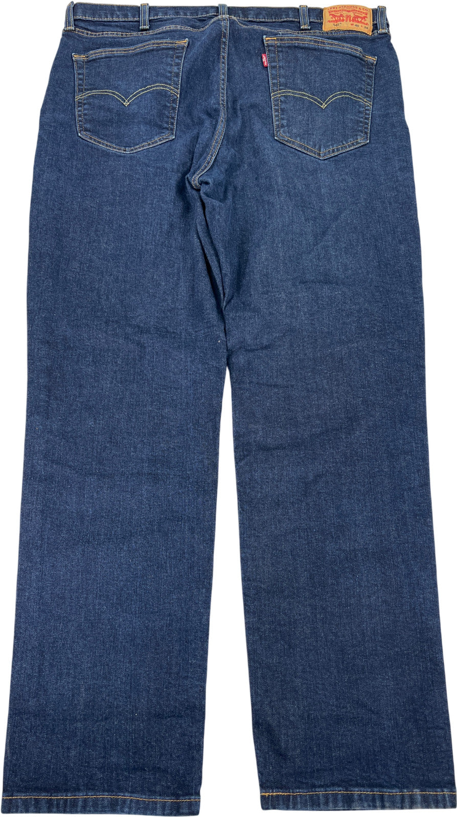 Levi’s Men’s Dark Wash 541 Athletic Cut Denim Jeans - 40x34