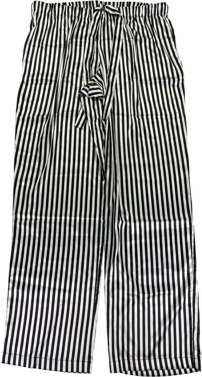 Victoria’s Secret Women’s Black/White Long Sleeve Pajama Shirt and Pant Set - M