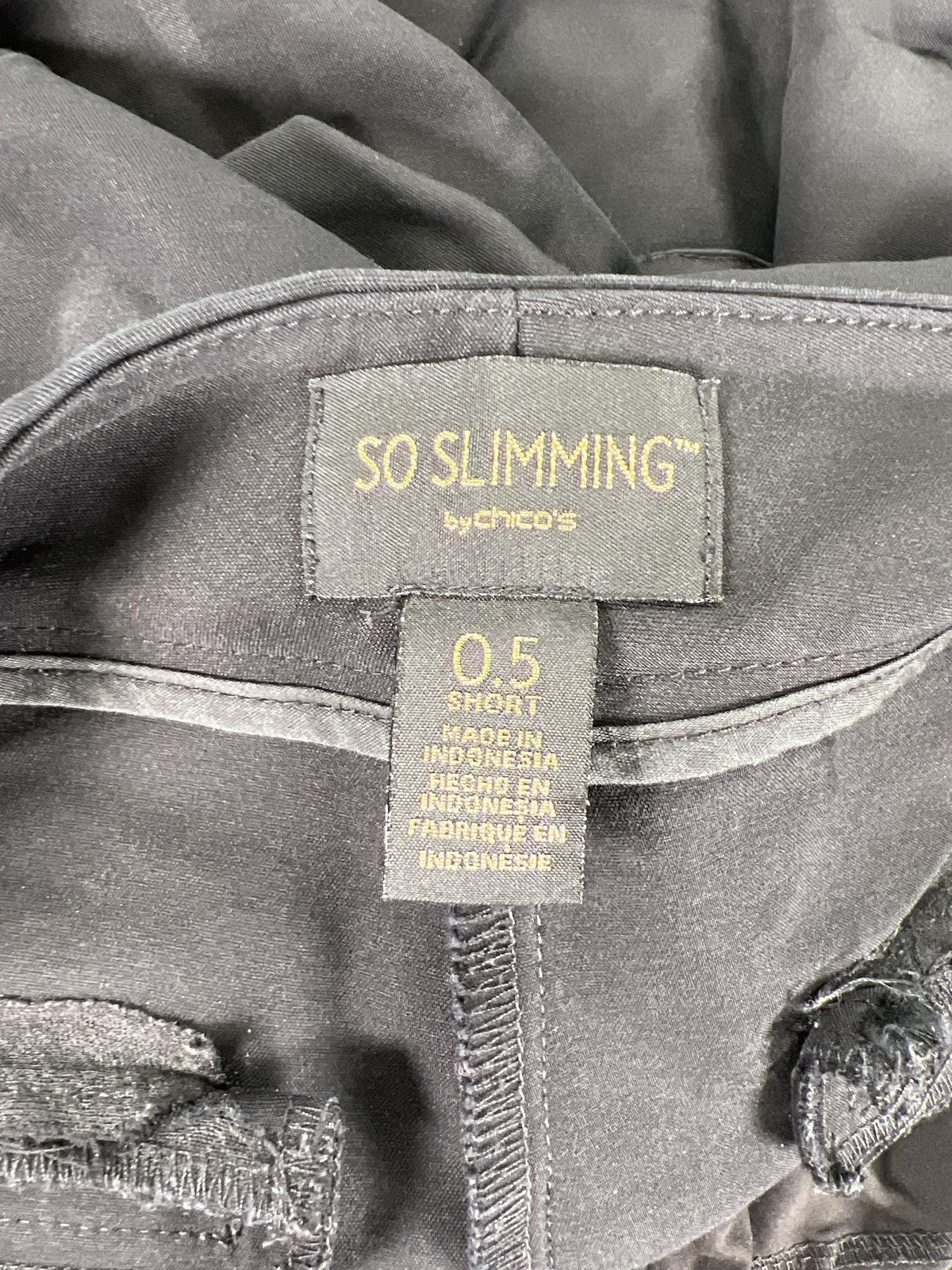 Chico’s Women’s Black So Slimming Straight Leg Dress Pants - 0.5/US 6 Short