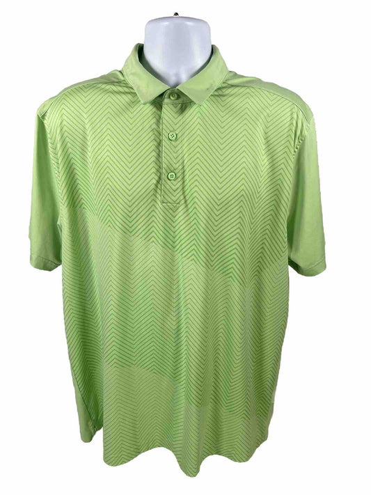 Under Armour Men's Green HeatGear Short Sleeve Golf Polo - XL