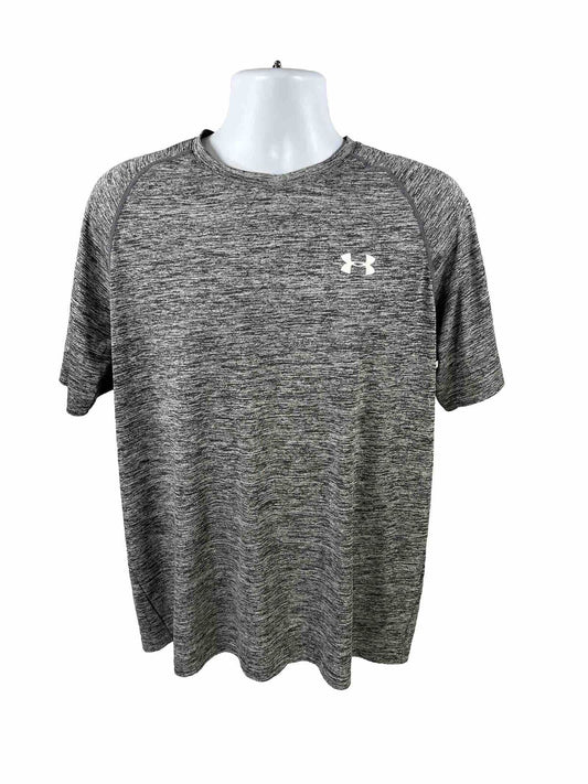 Under Armour Men's Gray Short Sleeve HeatGear Athletic Shirt - L
