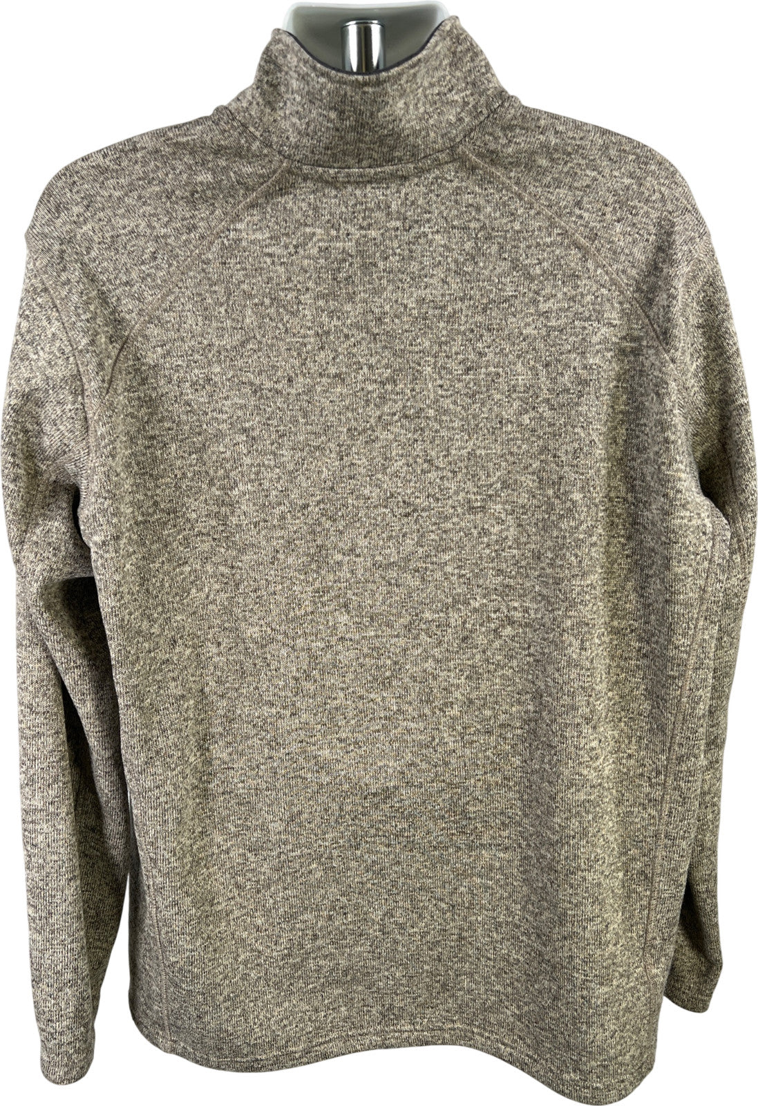 Eddie Bauer Men’s Gray Long Sleeve 1/4 Zip Pullover Sweater - 2XL