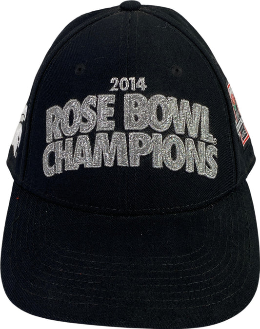 NEW Nike Unisex Black 2014 Michigan State Rose Bowl Champions Cap - One Size