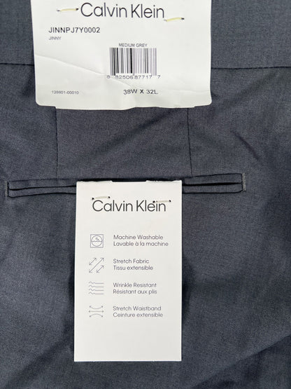 Calvin Klein Men’s Gray Jinny Dress Pants - 38x32