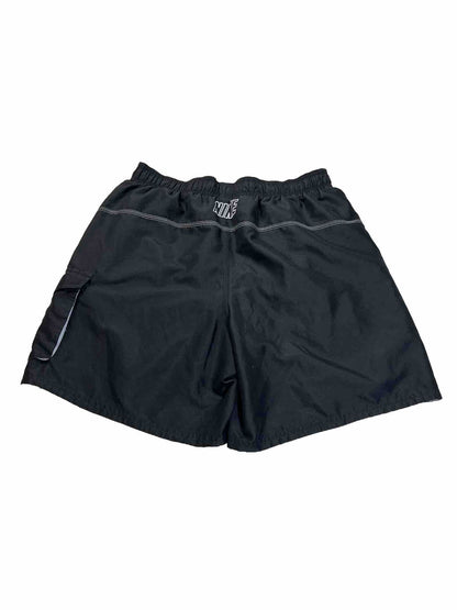 Nike Men's Black Mesh Lined Swim Trunks Shorts - L